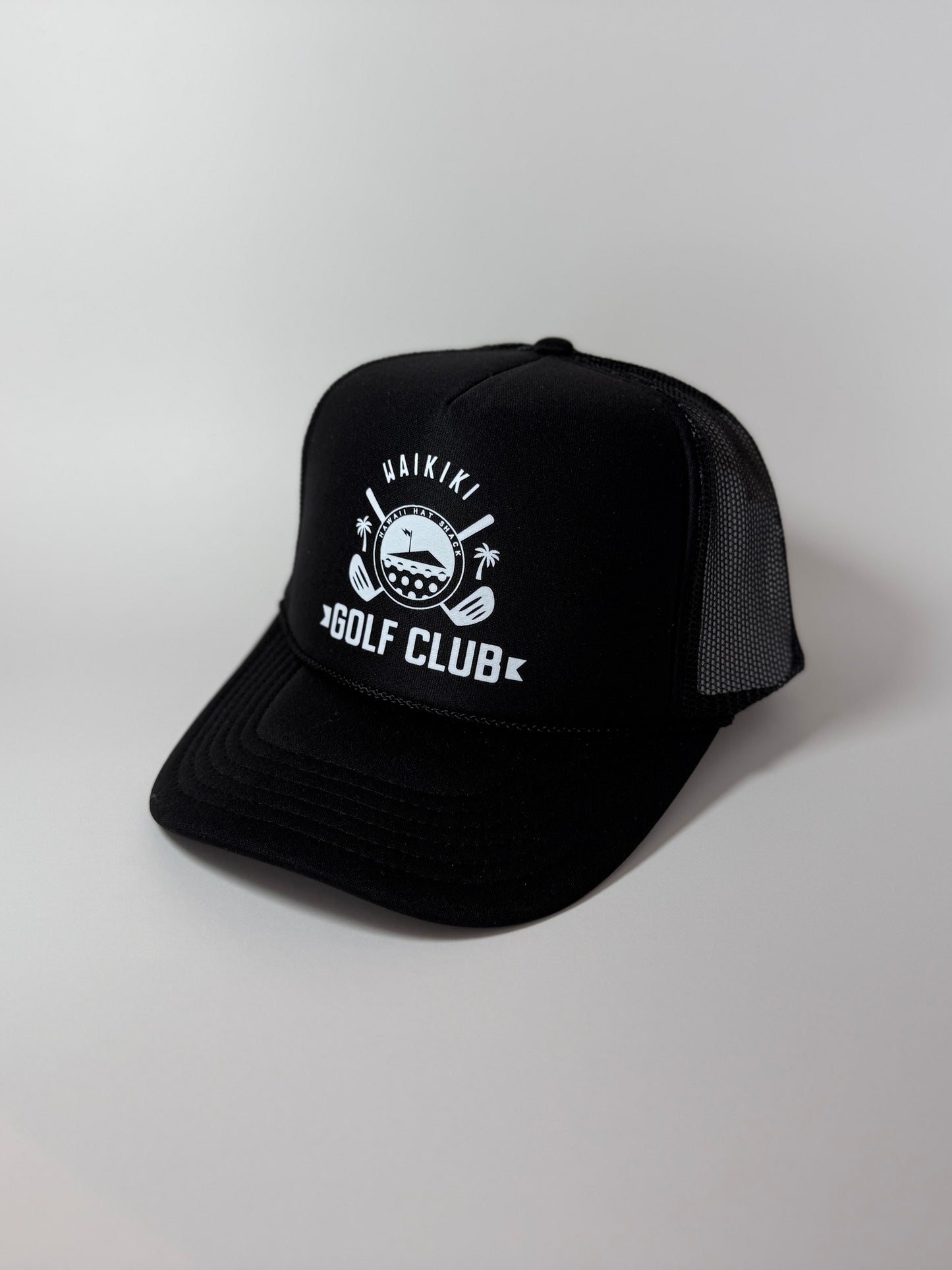 TRUCKER BLACK WAIKIKI GOLF CLUB