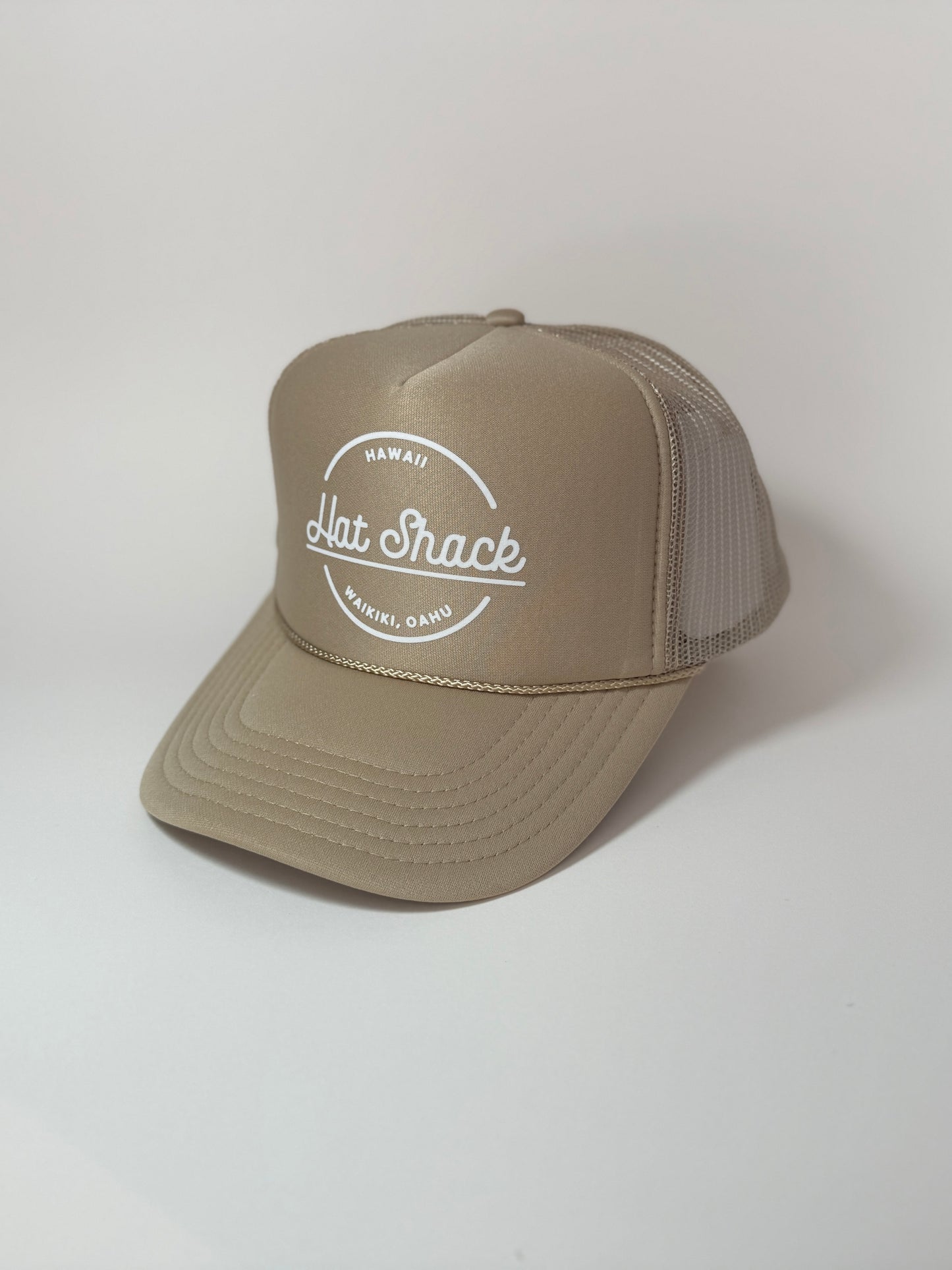 TRUCKER KHAKI HAWAII HAT SHACK