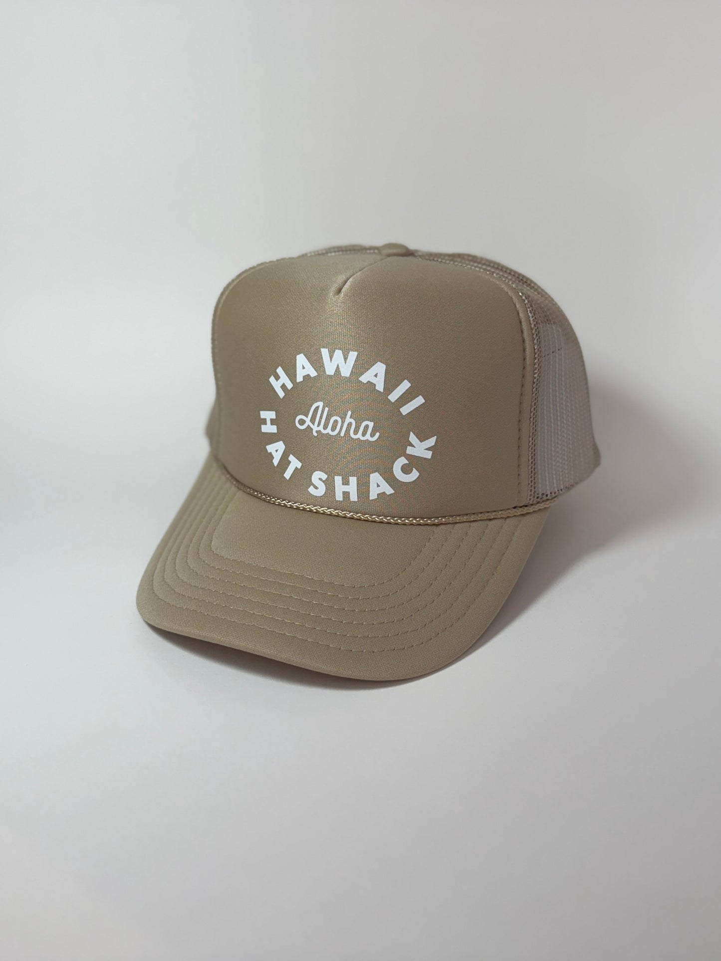 TRUCKER KHAKI HAWAII HAT SHACK ALOHA