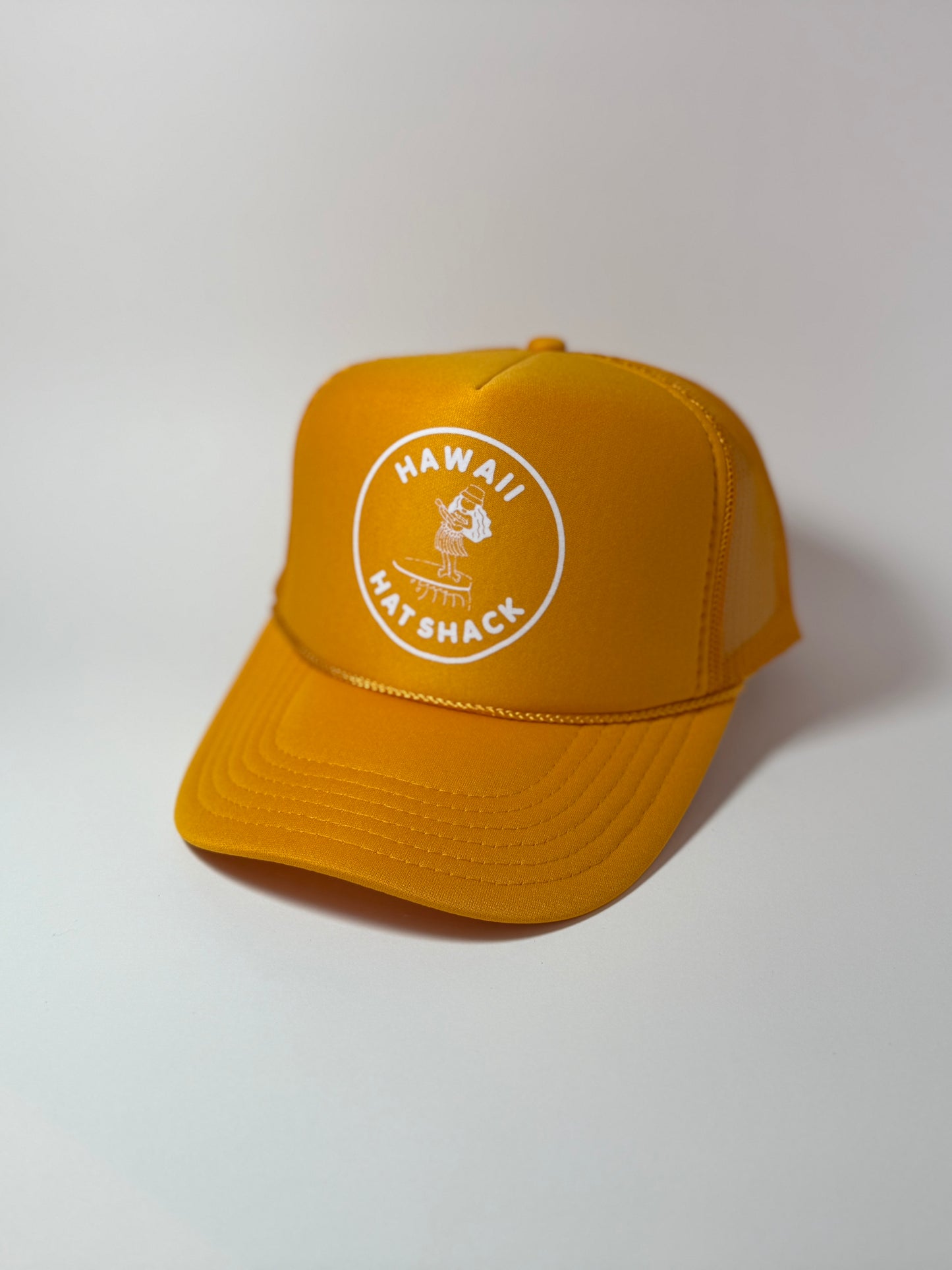 TRUCKER GOLD HAWAII HAT SHACK HULA GIRL