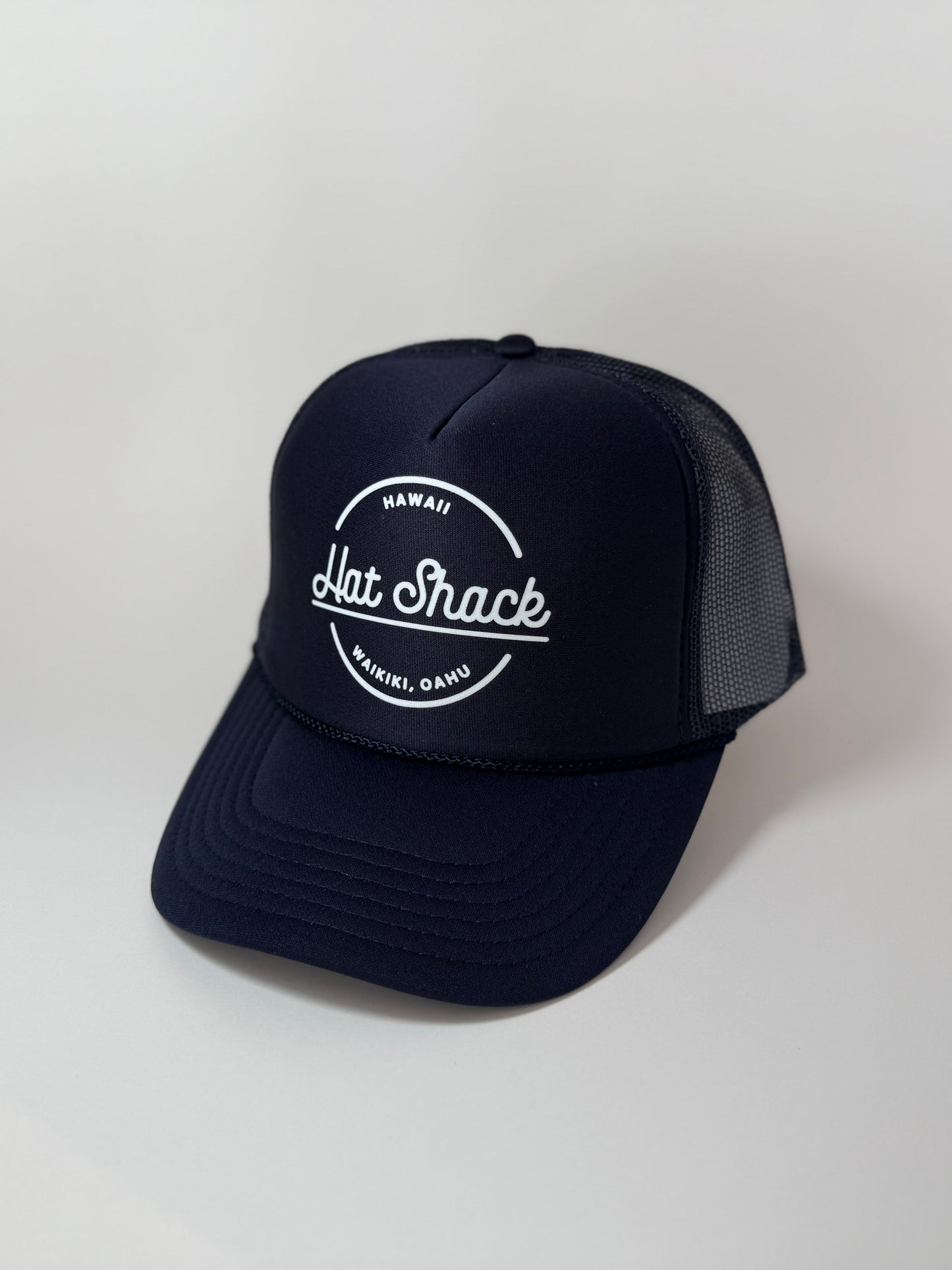 TRUCKER NAVY HAWAII HAT SHACK