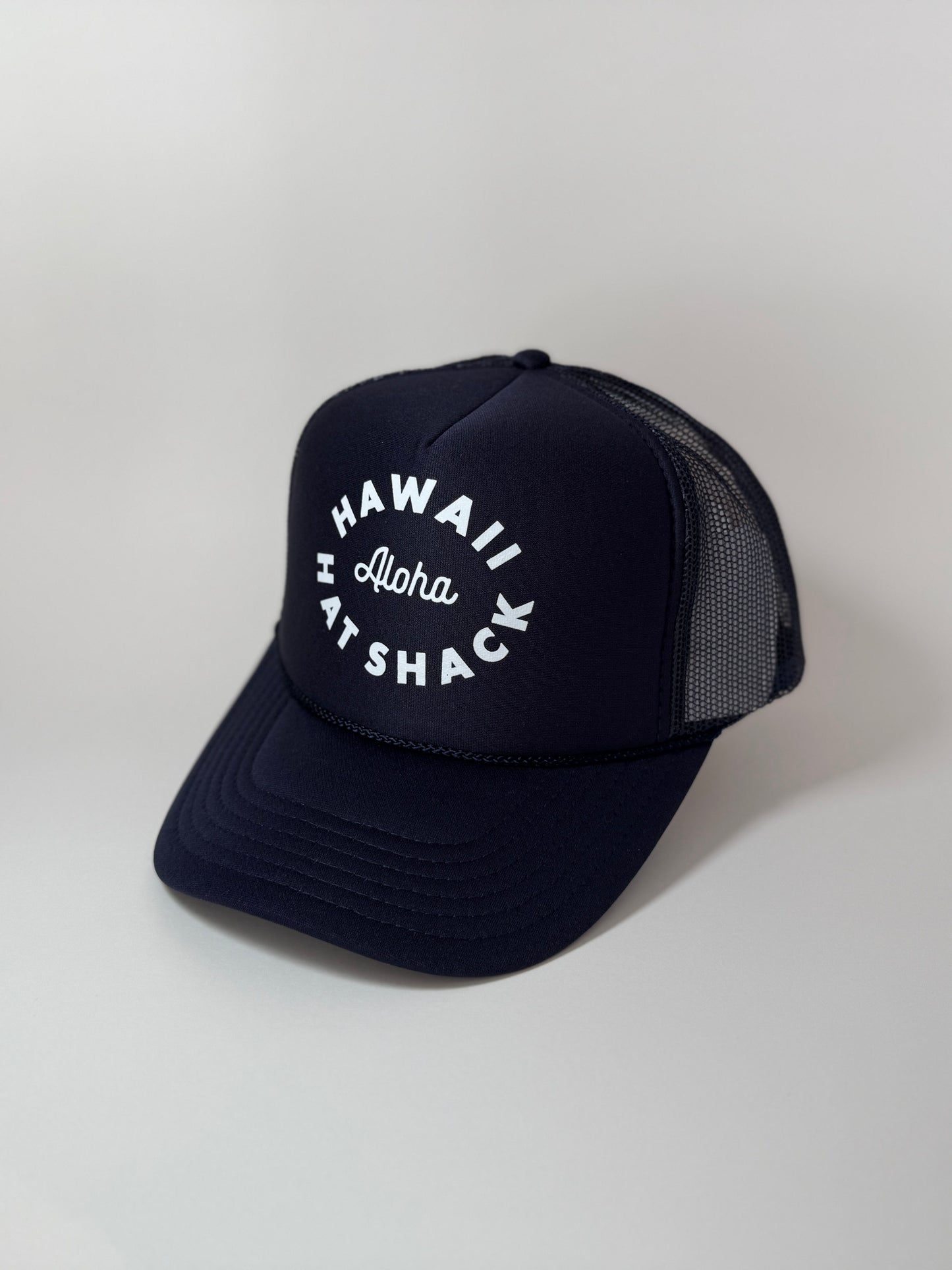 TRUCKER NAVY HAWAII HAT SHACK ALOHA