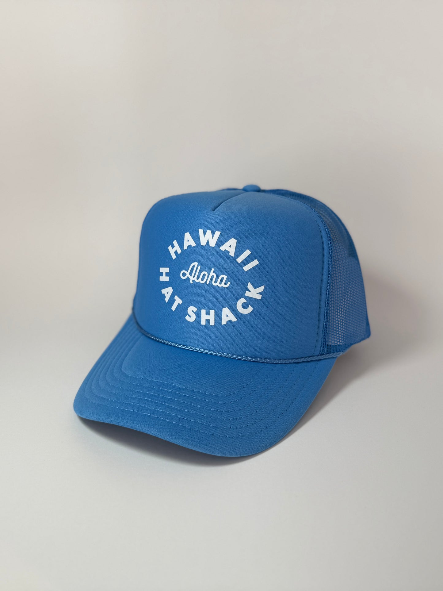 TRUCKER LIGHT BLUE HAWAII HAT SHACK ALOHA