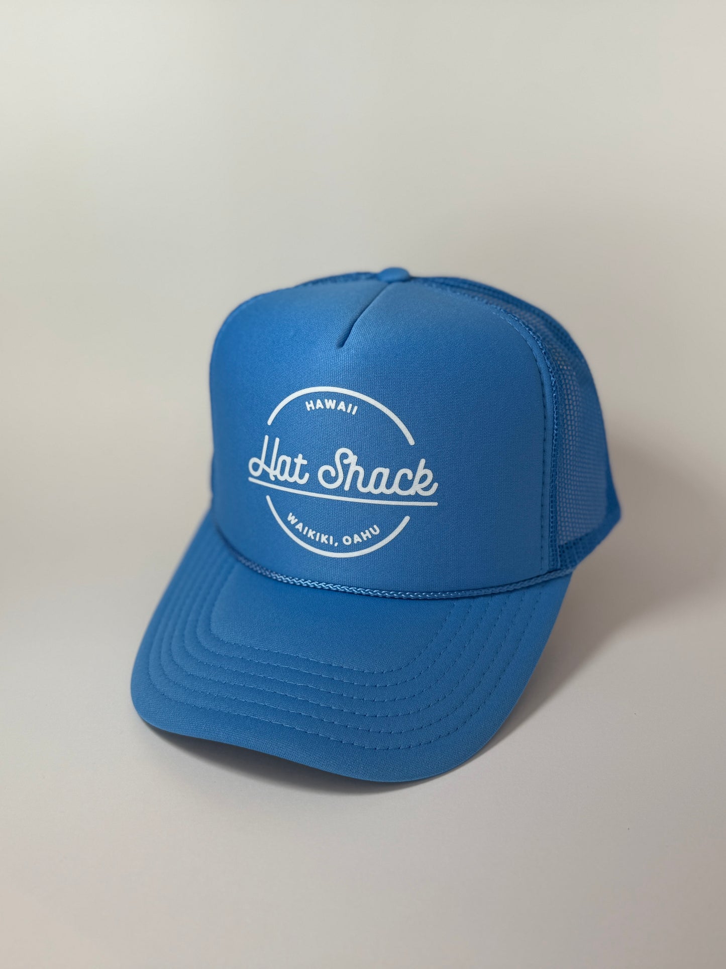 TRUCKER LIGHT BLUE HAWAII HAT SHACK