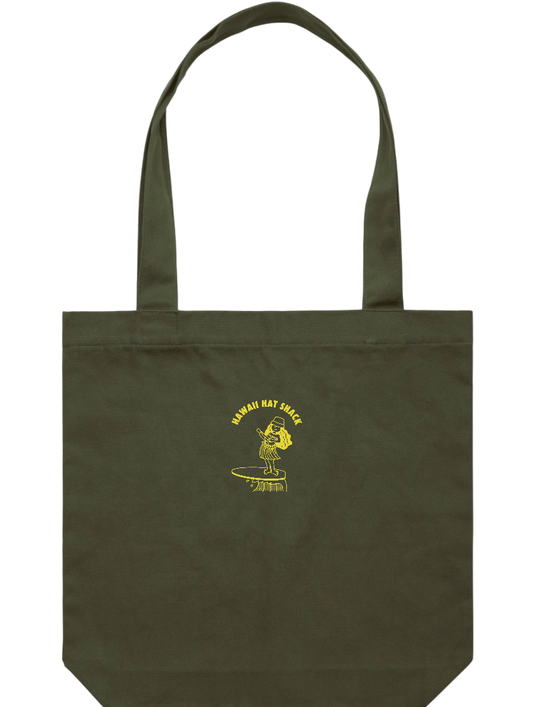 HAWAII HAT SHACK LOGO CARRIE TOTE (4 COLORS)