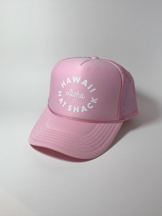 TRUCKER PINK HAWAII HAT SHACK ALOHA