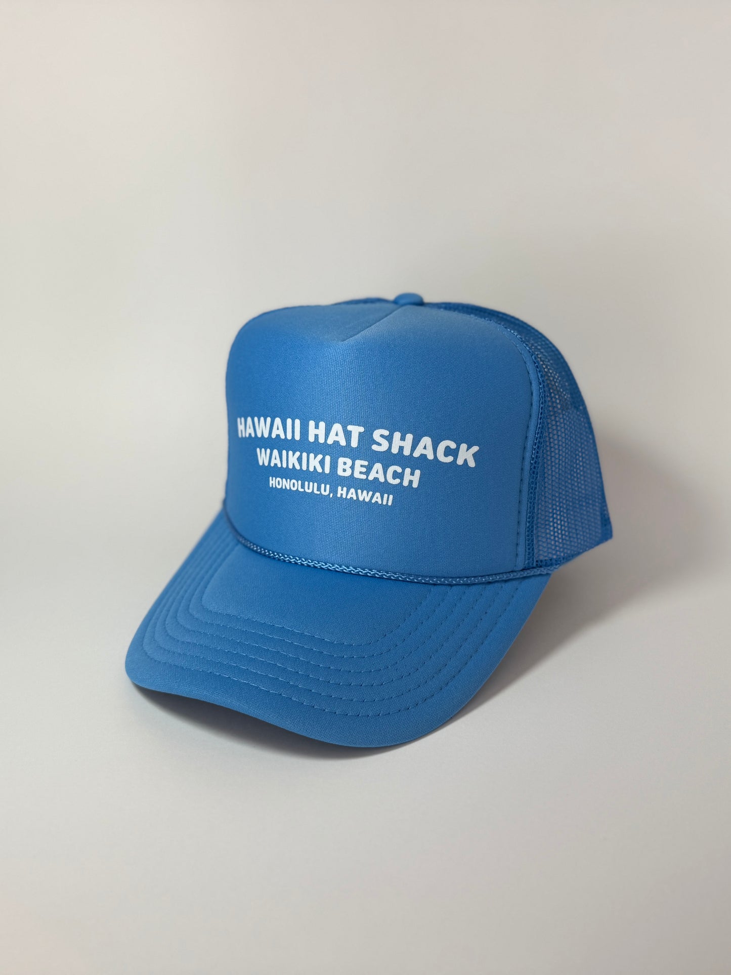 TRUCKER LIGHT BLUE HAWAII HAT SHACK WAIKIKI BEACH