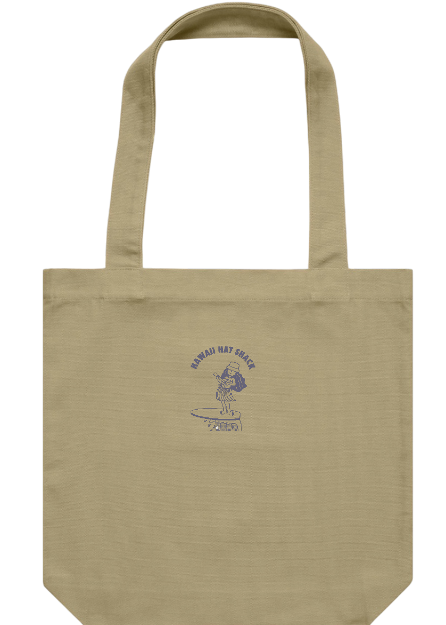 HAWAII HAT SHACK LOGO CARRIE TOTE (4 COLORS)