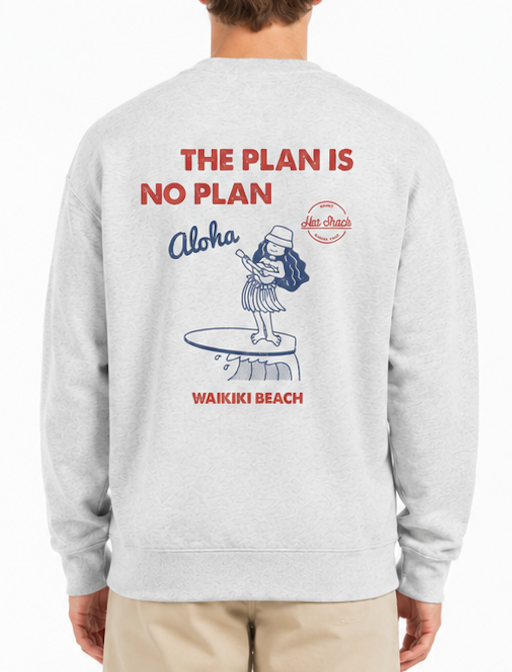 THE PLAN IS NO PLAN CREWNECK